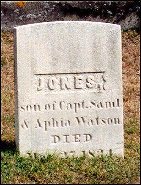 Headstone of Jones Watson