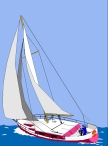 clipart of sailboat